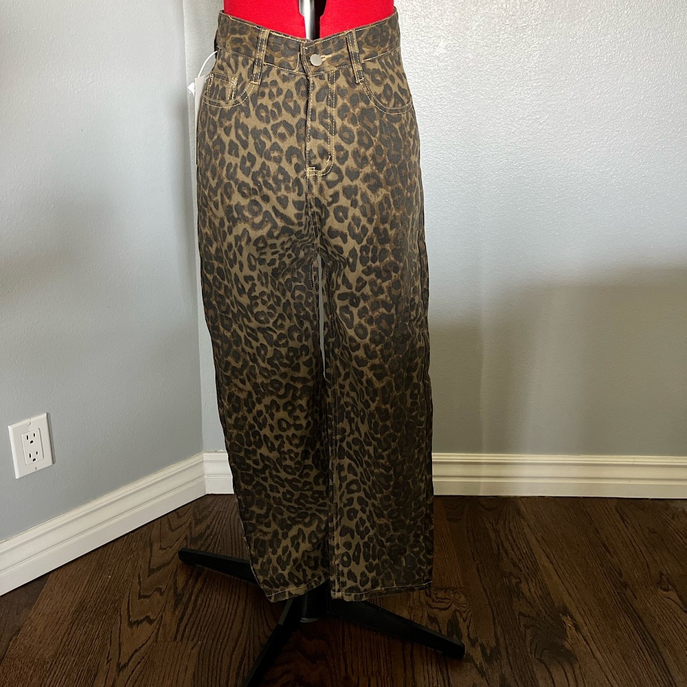 Leopard print Jean